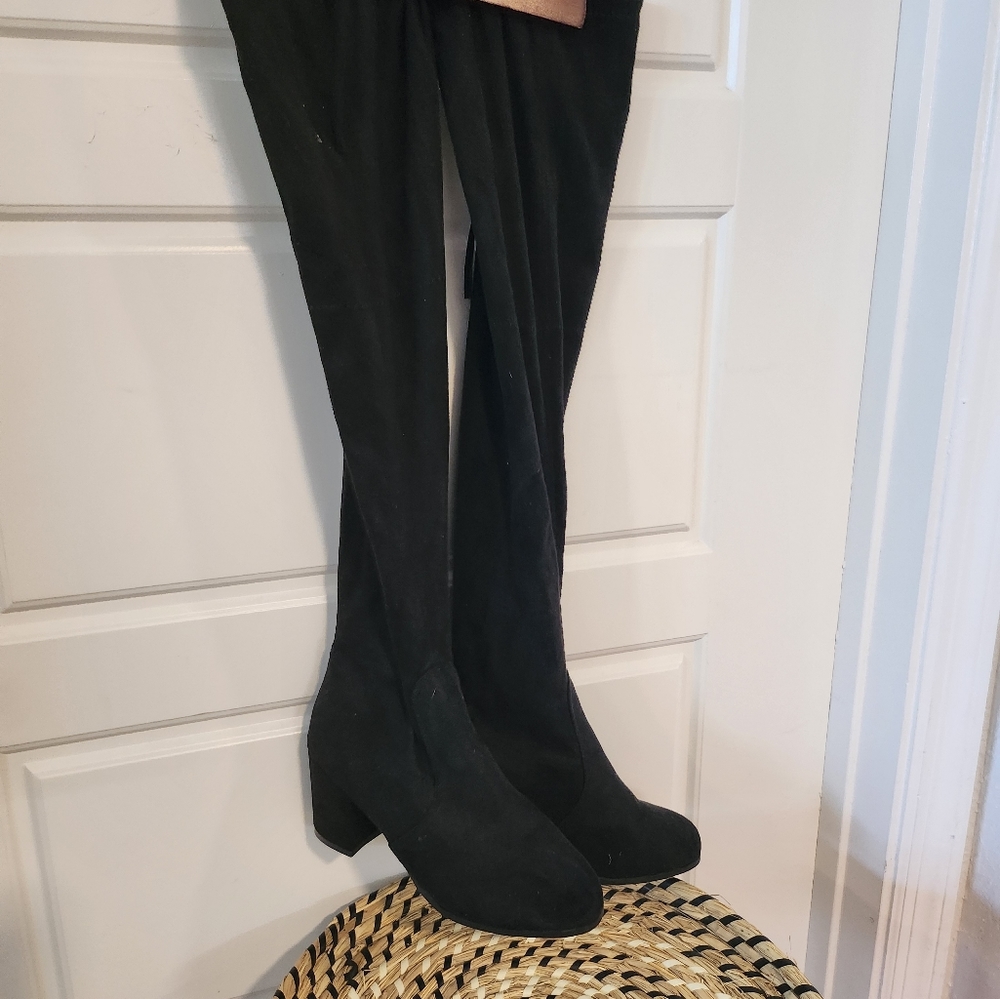 Thigh High Black Boots